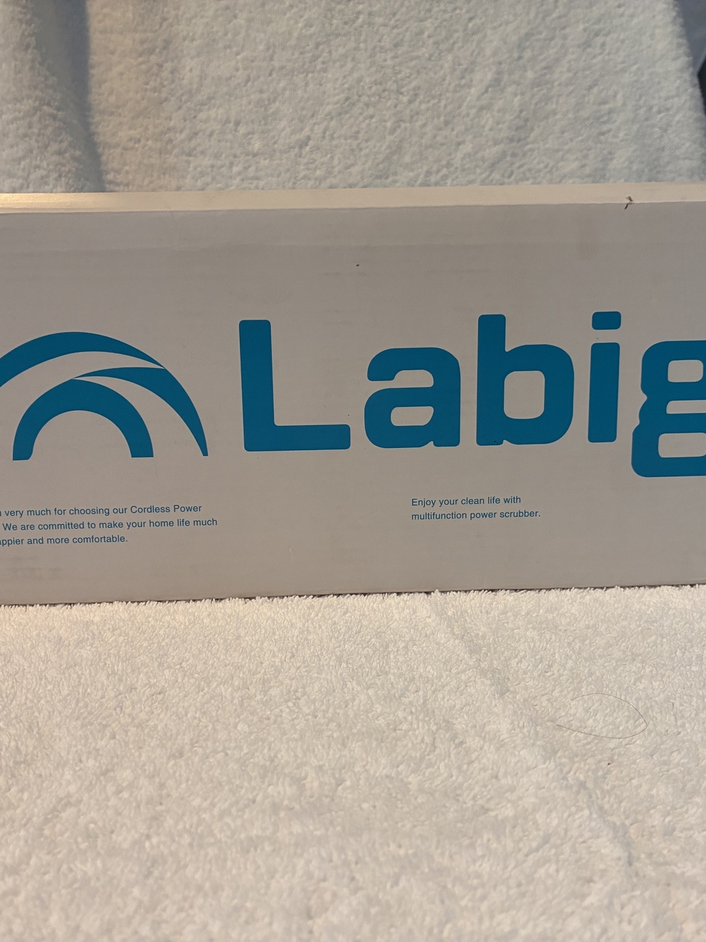 Le Labo Branded White Box with Teal Logo